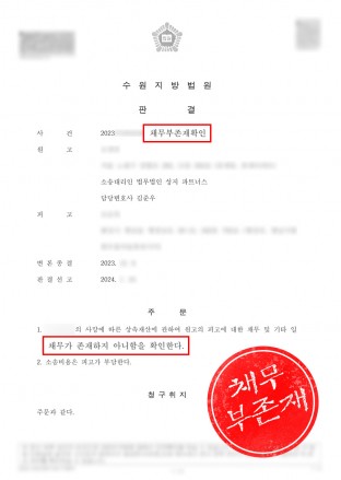 채무부존재확인소송,망인채무,빚상속,채무상속